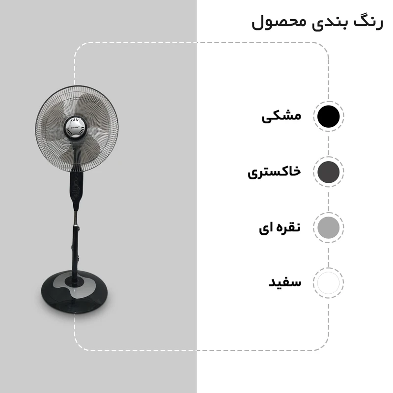 پنکه سانی مدل DWS2600 چند منظوره با ریموت